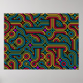 Poster Spirales spectrales (Devant)