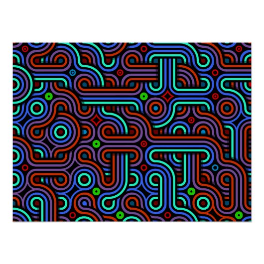 Poster Spirales spectrales v2 (Devant)