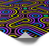 Poster Spirales spectrales v3 (Coin)