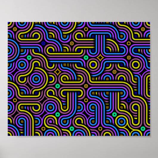 Poster Spirales spectrales v3 (Devant)