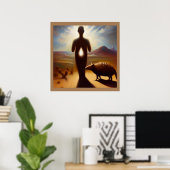 Poster Spirit Animal Armadillo 2 (Bureau à domicile)