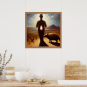 Poster Spirit Animal Armadillo 2 (Cuisine)