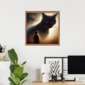 Poster Spirit Animal Chat 1 (Bureau à domicile)