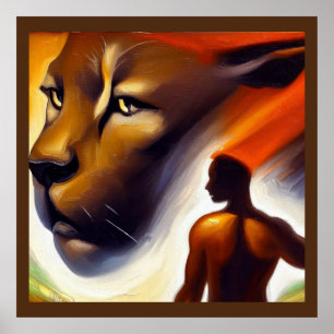 Poster Spirit Animal Cougar 2