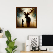 Poster Spirit Animal Deer 1 (Bureau à domicile)