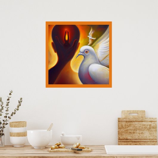 Poster Spirit Animal Dove 4 (Cuisine)