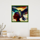 Poster Spirit Animal Eagle 3 (Cuisine)