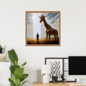 Poster Spirit Animal Giraffe 2 (Bureau à domicile)