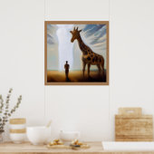 Poster Spirit Animal Giraffe 2 (Cuisine)
