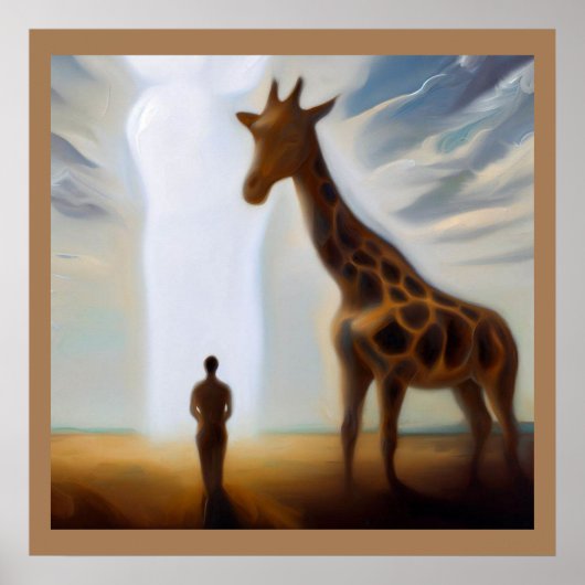 Poster Spirit Animal Giraffe 2 (Devant)