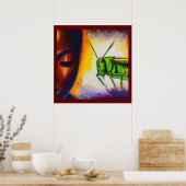 Poster Spirit Animal Grasshopper 2 (Cuisine)
