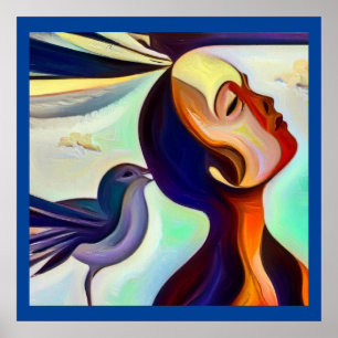 Poster Spirit Animal Hummingbird 2