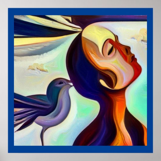 Poster Spirit Animal Hummingbird 2 (Devant)