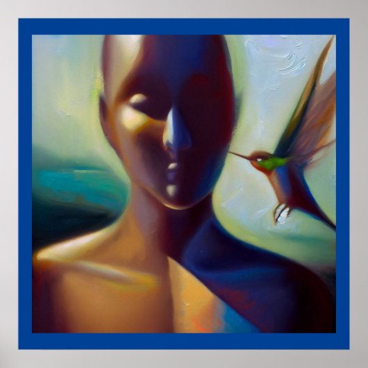 Poster Spirit Animal Hummingbird 3 (Devant)