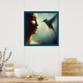 Poster Spirit Animal Hummingbird 4 (Cuisine)