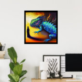 Poster Spirit Animal Lizard 3 (Bureau à domicile)