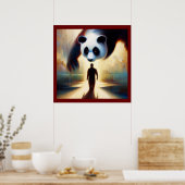 Poster Spirit Animal Panda 2 (Cuisine)