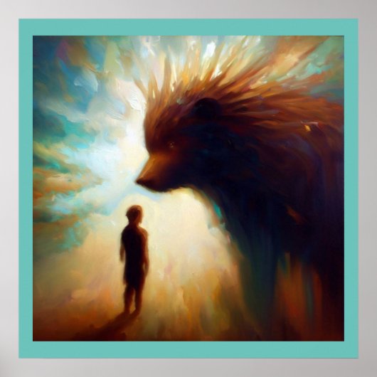 Poster Spirit Animal Porcupine 2 (Devant)