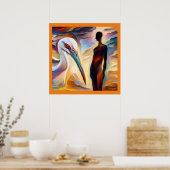 Poster Spirit Animal Stork 2 (Cuisine)