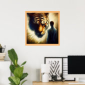 Poster Spirit Animal Tiger 1 (Bureau à domicile)