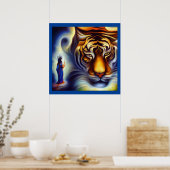 Poster Spirit Animal Tiger 4 (Cuisine)