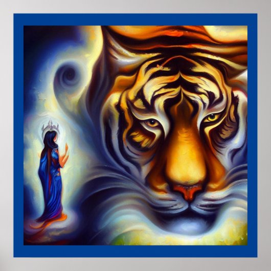 Poster Spirit Animal Tiger 4 (Devant)