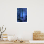 Poster "SPIRIT MIST" Forêt Bleue (Cuisine)