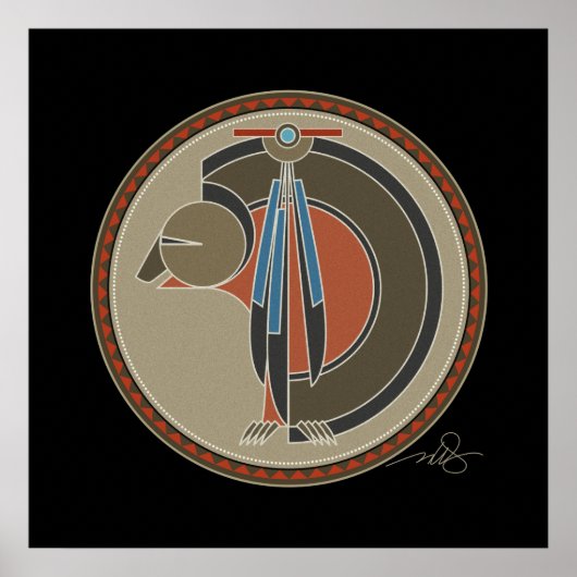 Poster Spirit Of Bear arrière - plan noir (Devant)