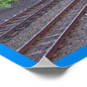 Poster Spirit of Conrail - GP38 - PRR #2943 dans Blue Pai (Coin)