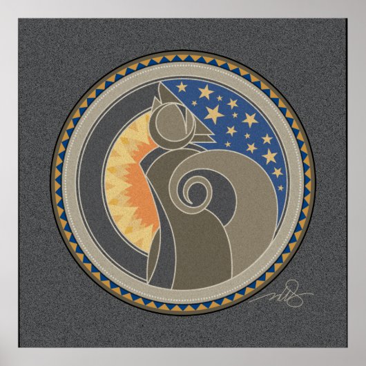 Poster Spirit Of Coyote gris arrière - plan (Devant)