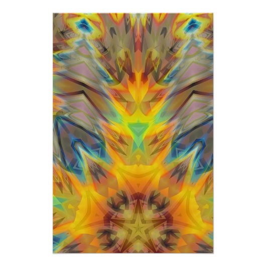 Poster Spirit of Fire - Ken Gage Surreal Art (Devant)