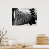Poster Spirit of St. Louis B&W (Cuisine)
