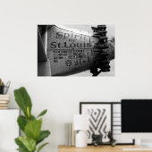 Poster Spirit of St. Louis B&W (Bureau à domicile)