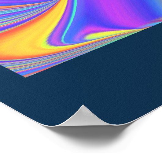 Poster Spirit of Summer Breeze Abstrait 3D Rainbowart (Coin)