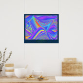 Poster Spirit of Summer Breeze Abstrait 3D Rainbowart (Cuisine)