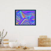 Poster Spirit of Summer Breeze Abstrait 3D Rainbowart (Cuisine)