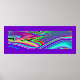 Poster Spirit of Summer Breeze Abstrait 3D Rainbowart