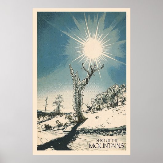 Poster spirit of the mountain (Devant)