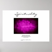 Poster Spiritualité - Violet (Devant)