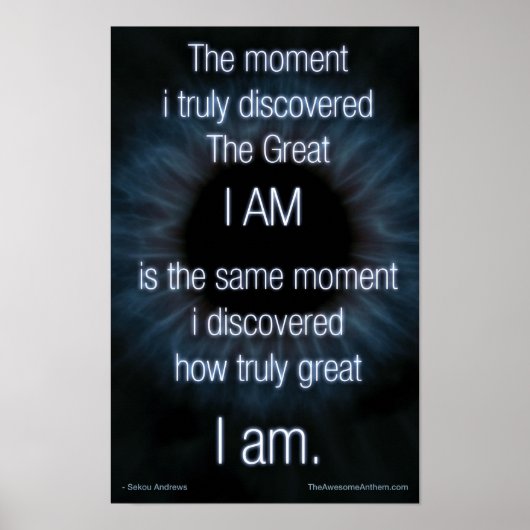 Poster "SPIRITUEL" (Confiance/Esprit) (Devant)