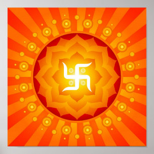 Poster Spirituel Swastika