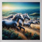 Poster Spiritueux : Un Troupeau De Galloping (Devant)