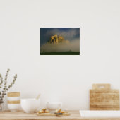 Poster Spissky en brume, Slovaquie 2 (Cuisine)