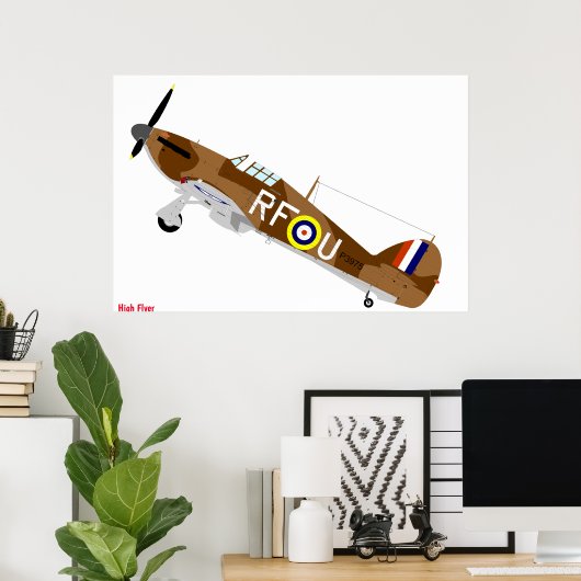 Poster Spitfire (Bureau à domicile)