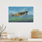 Poster Spitfire Fighter (Cuisine)