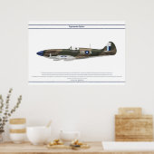 Poster Spitfire GB 17 Sqn 1 (Cuisine)
