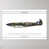 Poster Spitfire GB 17 Sqn 1 (Devant)