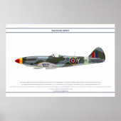 Poster Spitfire GB 28 Sqn 1 (Devant)