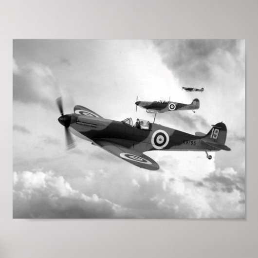 Poster Spitfire Mk I (Devant)