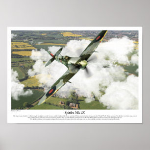 Poster Spitfire Mk. IX